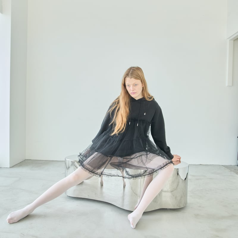 é volume tulle hoodie(2color) | épine é volume tulle hoodie(2color) | épine