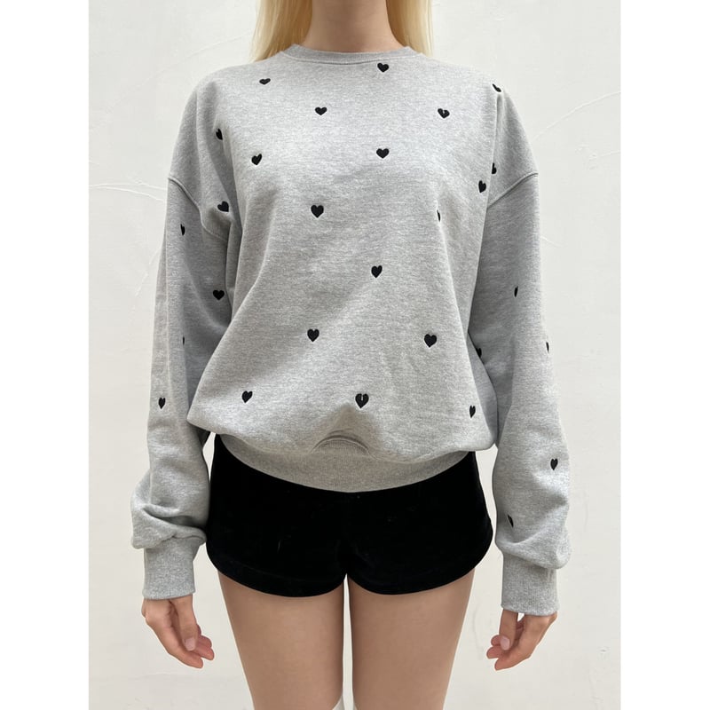 Heart &Broken heart sweat gray | épine