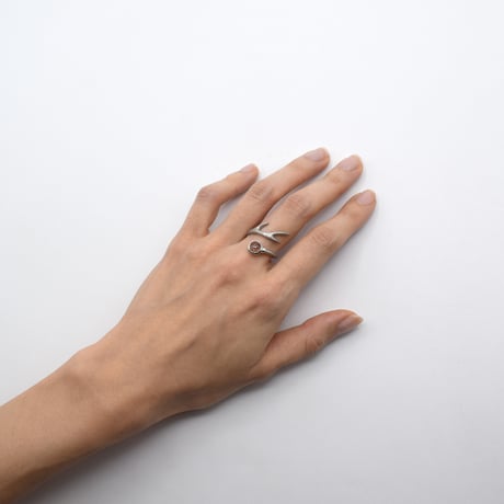 Deer ring L rutile quartz