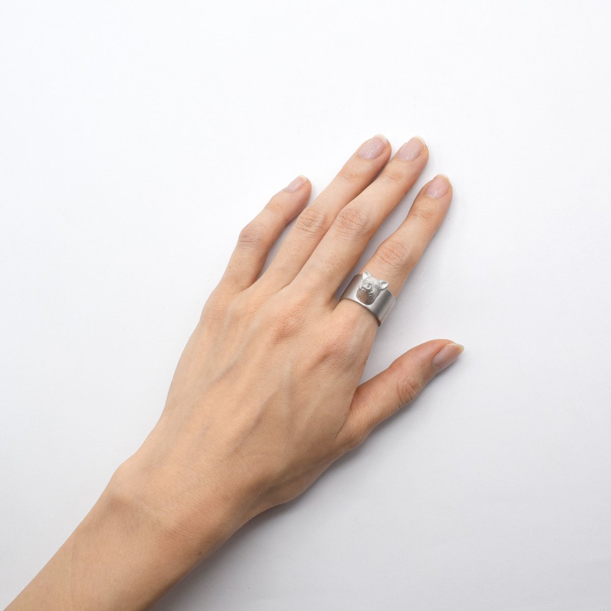 Wild boar ring on sale