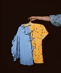 docking ribbon blouse No,6