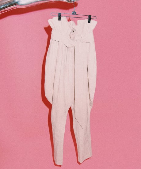 super high-waist jodhpurs pants "natural"