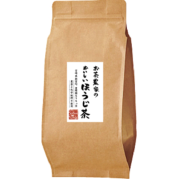 お茶農家のほうじ茶250g | 宮崎県新富町オーガニックお茶農家「もり