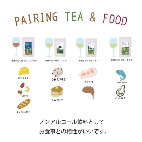 【芳ばし緑茶】有機水出し緑茶