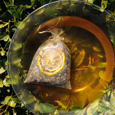 飲める素材だけで作った入浴茶「ほっこり茶の湯-さわやか」