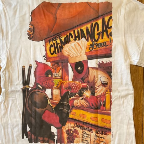 Deadpool /chimichangas/White