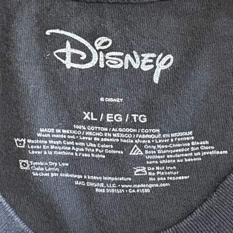 [Used] Powerline Standout Tour 1995 / Disney / T-shirt / sizeXL