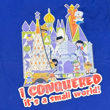 [Used] It’s a small world / Disney / T-shirt / sizeM
