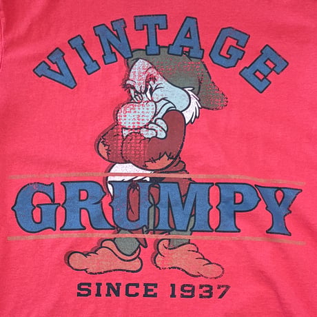 [Used] Vintage Grumpy / Disney / T-shirt / sizeL