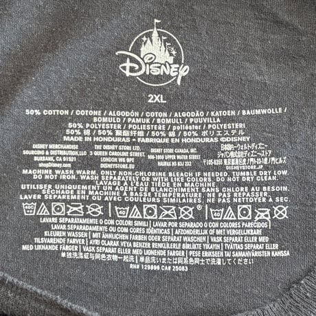 [Used]  Gaston / Beauty and the Beast / Disney / T-shirt / sizeXXL