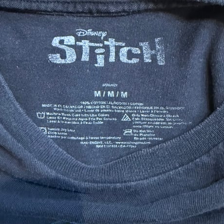 [Used] Stitch / music / Disney / T-shirt / sizeM