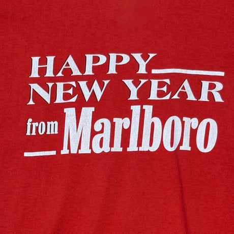 [Used] Happy New Year From Marlboro / T-shirt / sizeXL