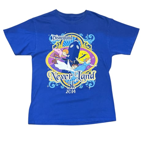 [Used] Disneyland Neverland 5k 2014 / Peter Pan / Disney / T-shirt / sizeFree