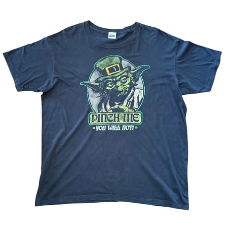 [Used] Yoda Pinch Me You Will Not / STAR WARS / T-shirt / sizeXL