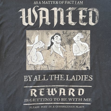 [Used]  Gaston / Beauty and the Beast / Disney / T-shirt / sizeXXL