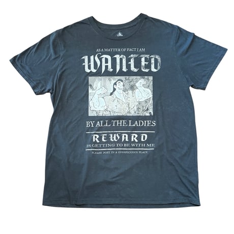 [Used]  Gaston / Beauty and the Beast / Disney / T-shirt / sizeXXL