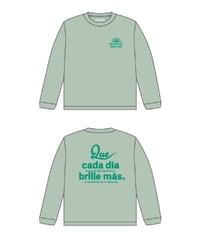 BrillaロングスリーブTシャツ　スモーキーグリーン