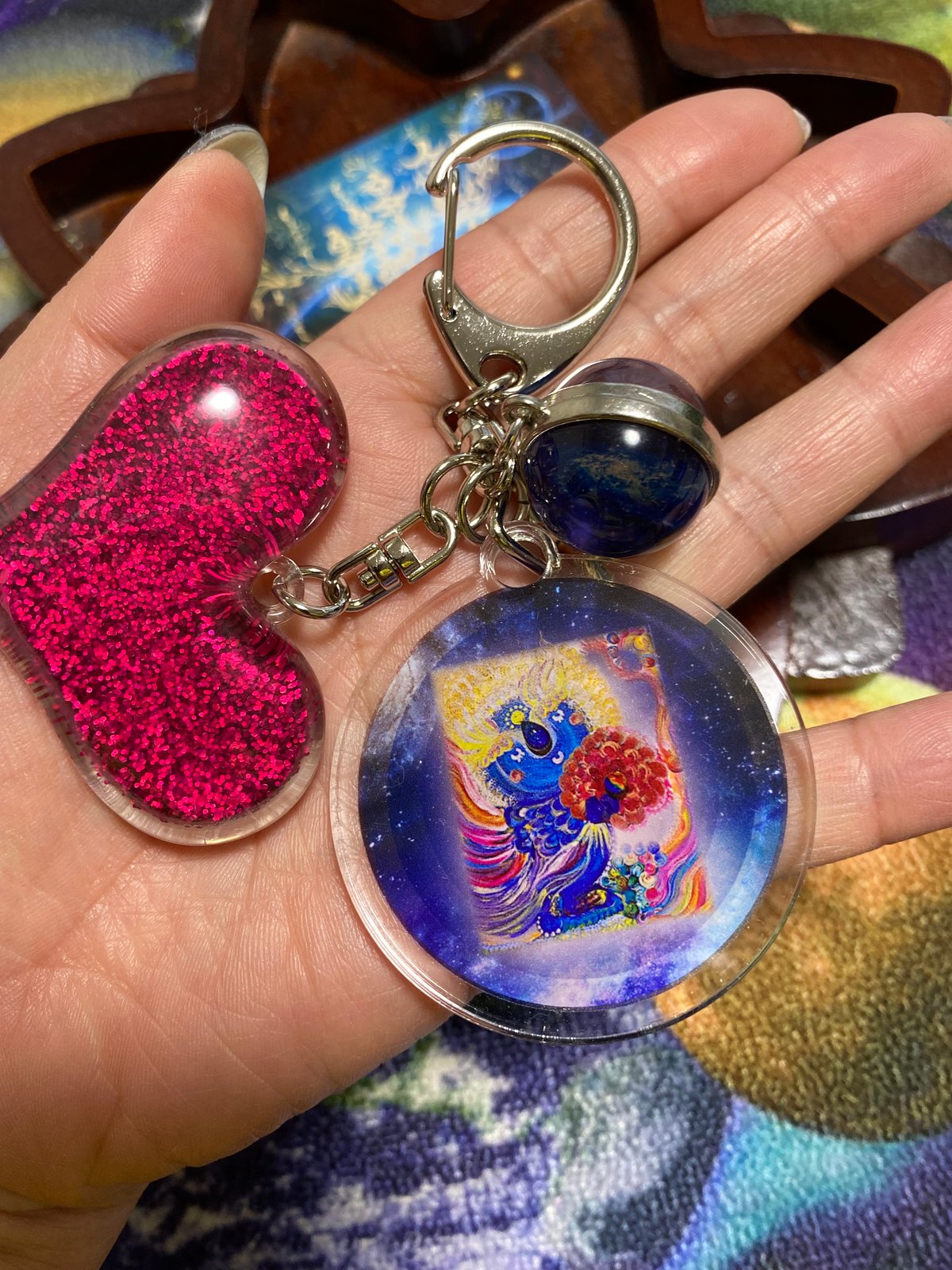 宇宙のRaichiの神様LOVE キーホルダー そしじカード付き