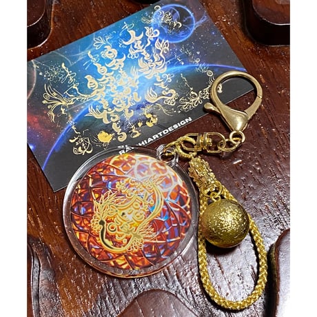 美しい龍神様の縁頭☆チョーカーやキーホルダーにもお使いいただけます☆ 美しい龍神様の縁頭☆チョーカーやキーホルダーにもお使い