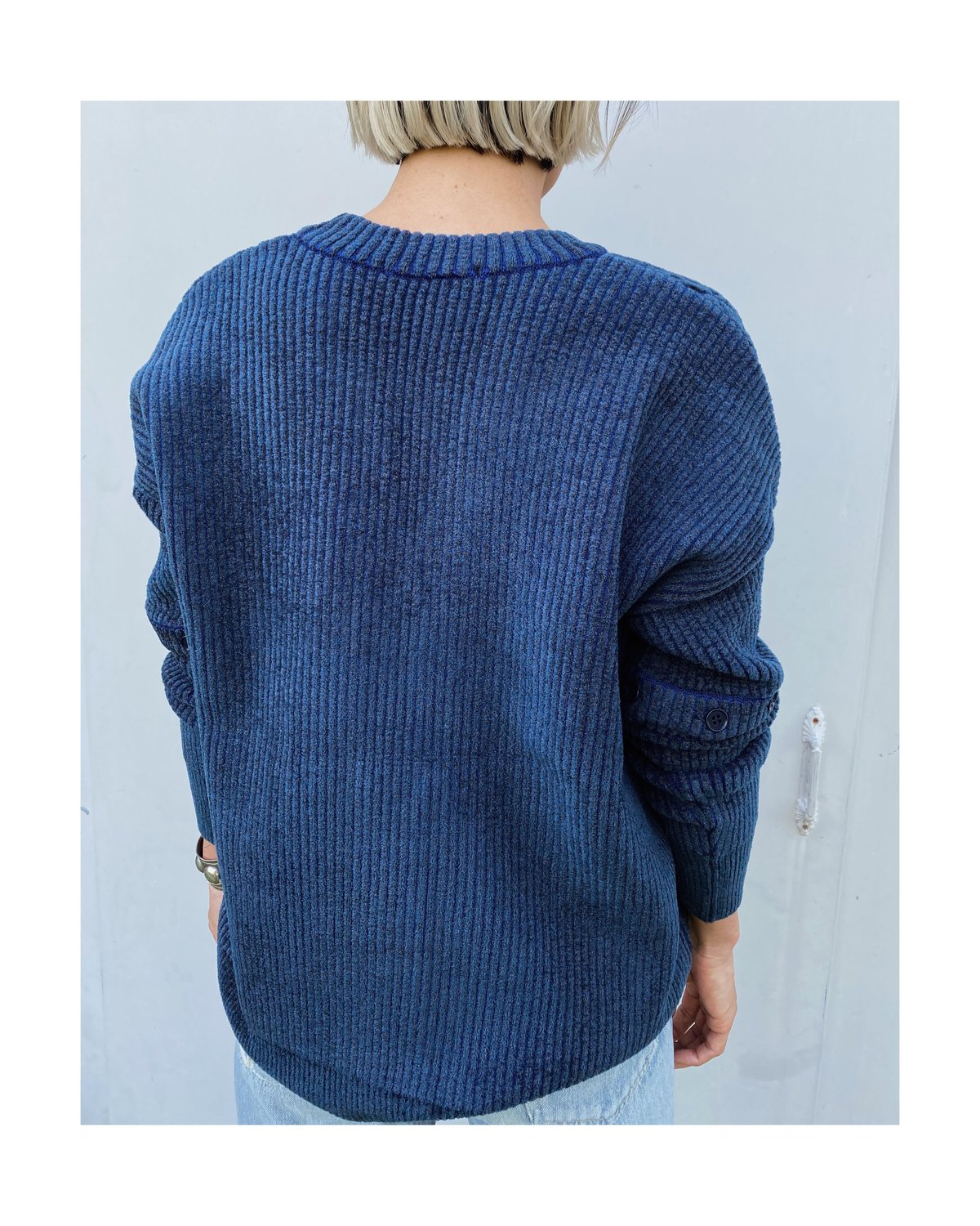 TAN.「FLOWER JACQUARD CARDIGAN」v/blue. | gouter