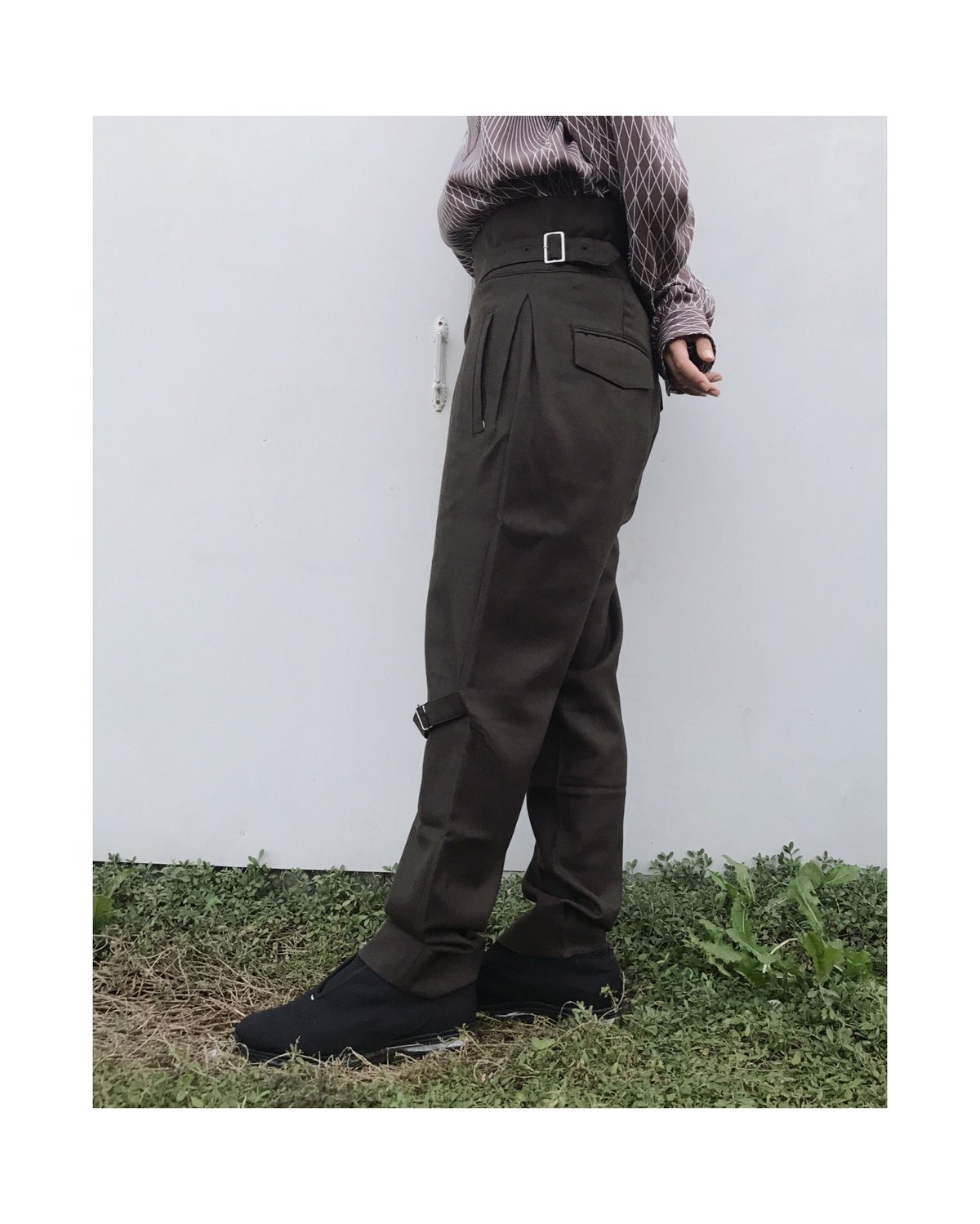 パンツ BLACK WEIRDOS Paisley Bondage Pants BLACK WEIRDOS Paisley Bondage Pants