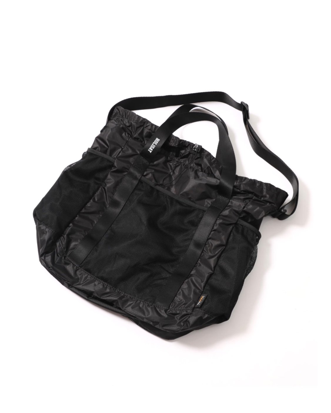 HOLIDAY「HOLIDAY PACKABLE STRAP TOTE BAG」black.