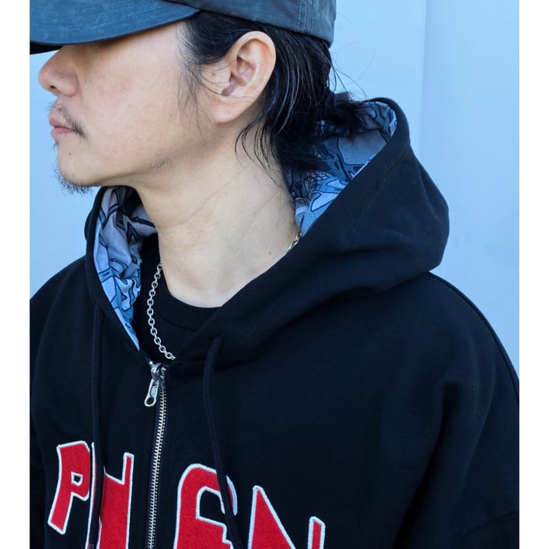PHINGERIN「PNGN ZIP HOODIE」black. | gouter le ca