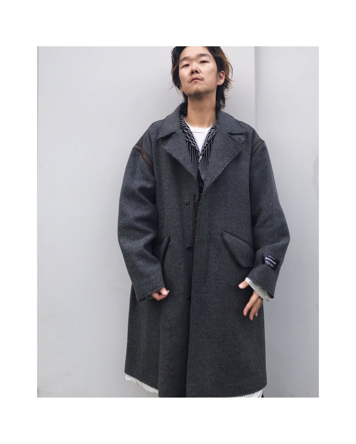 BLACK WEIRDOS「Tapin Layered Coat」 | gouter le c