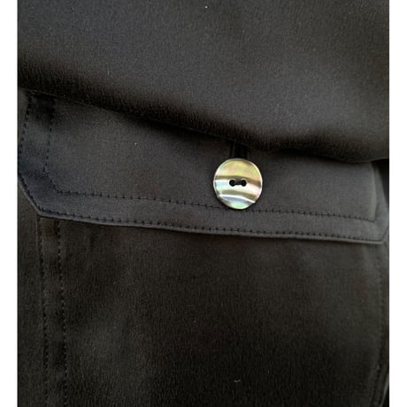 ERiKOKATORi「fringe silk pants」black.
