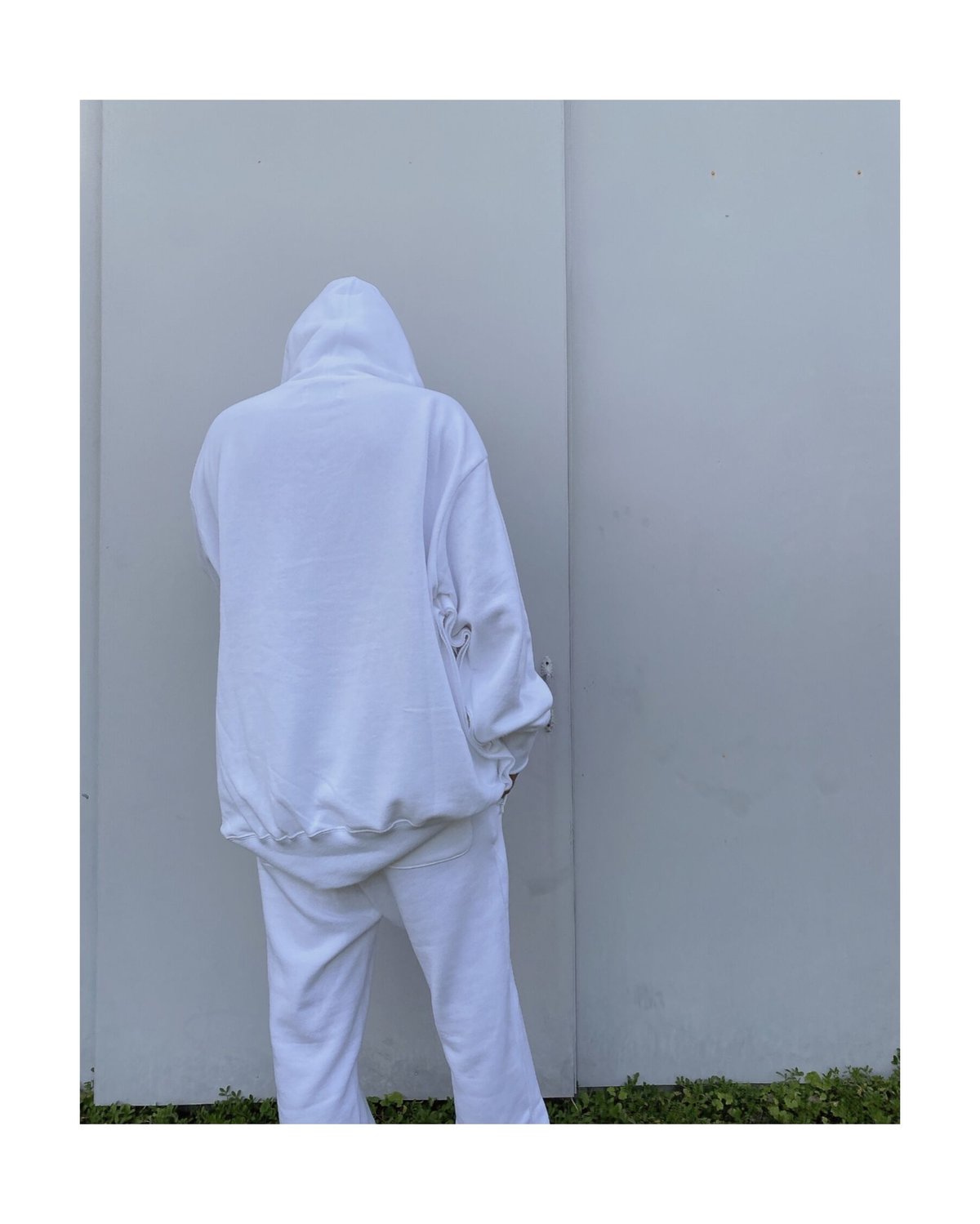 BLACK WEIRDOS「Reversible Sweat Hoodie 」white.