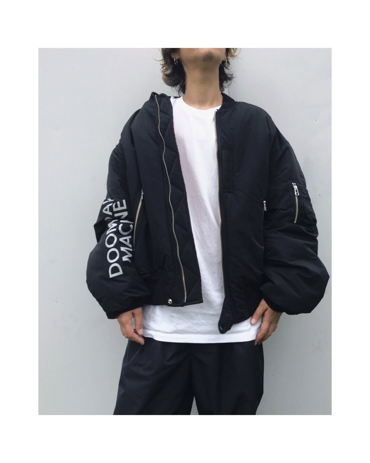 Black Weirdos ブラックウィドゥFatigueJacket 18AW BLACK WEIRDOS「L-2 fFlight Jacket」 | gouter le c