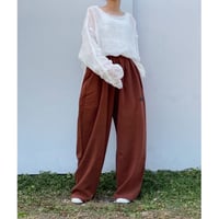 パンツ HOLIDAY SUPER FINE DRY DAMAGE WIDE PANTS HOLIDAY「SUPER FINE DRY WIDE PANTS」d.navy. | gou