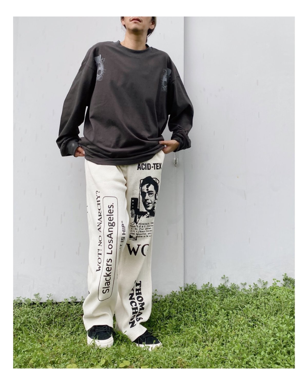 black weirdos Fatigue Pants Lサイズ WOOLBARDINE RIB FLAP PANTS – THE SHOP YOHJI YAMAMOTO