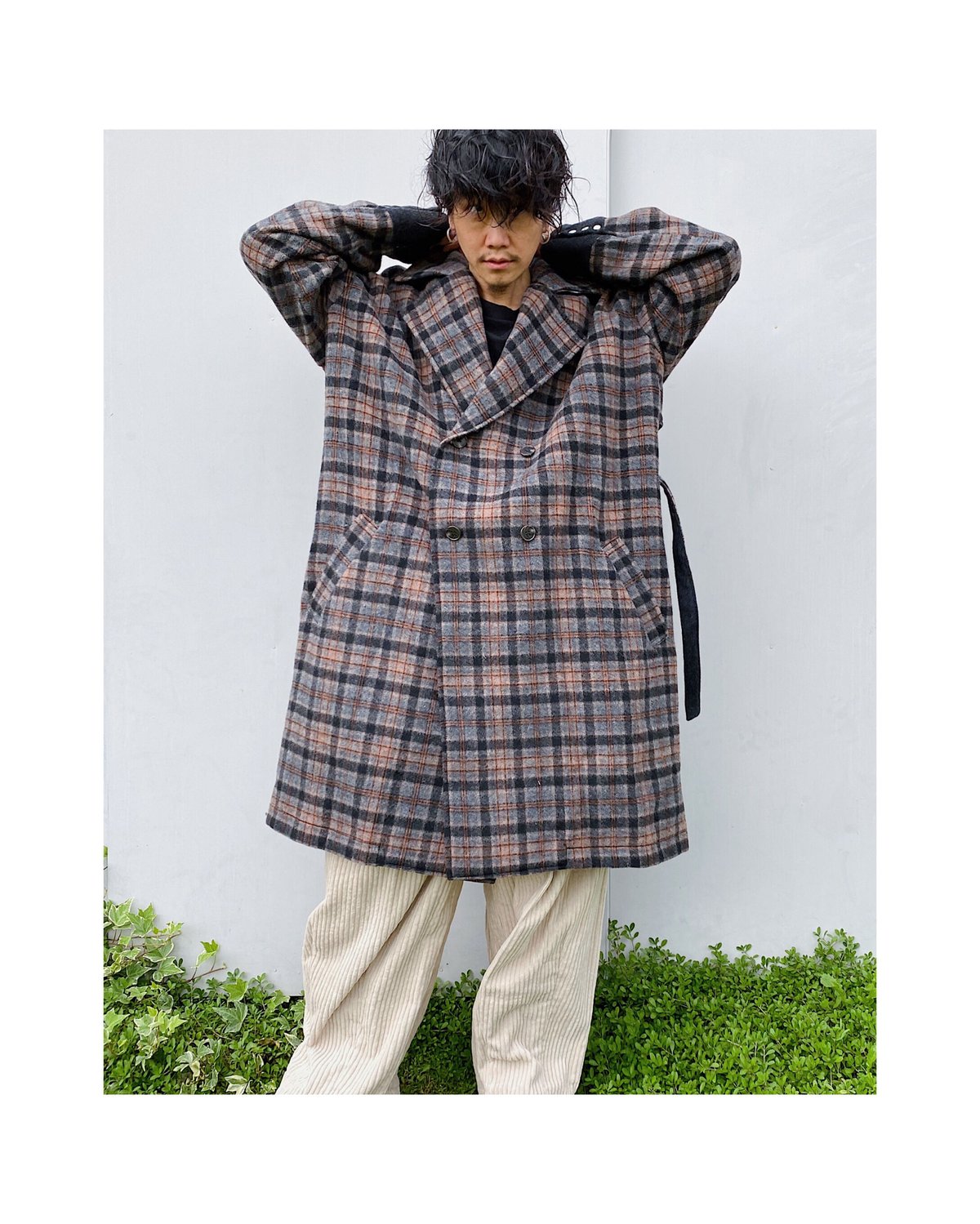 FACCIES「ETERMIN SHAGGY CHECK COAT」 | gouter le 