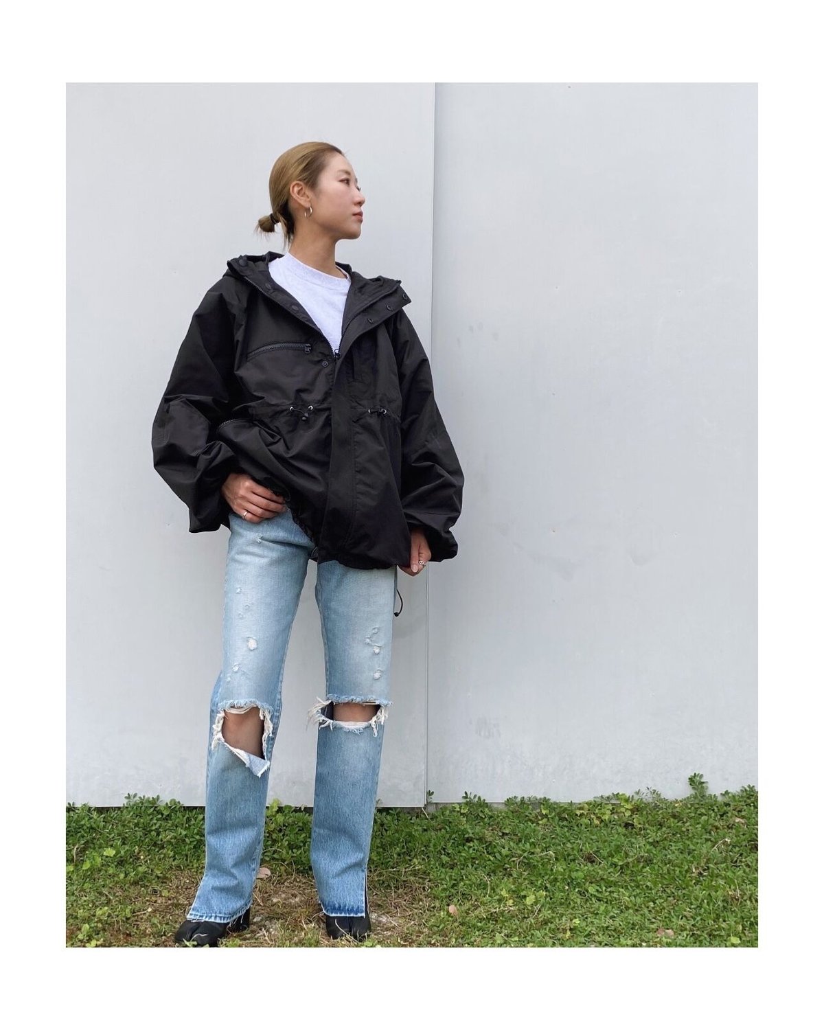 HOLIDAY「WIND JACKET(LIGHT)」black. | gouter le c