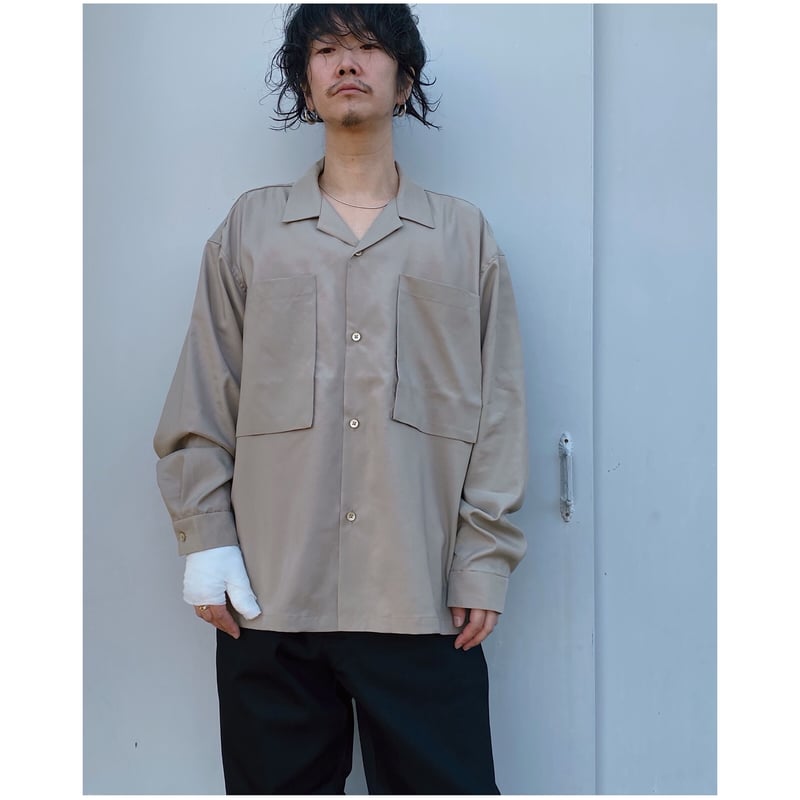 SON OF THE CHEESE 「BOX POCKET L/S」beige. | gout...