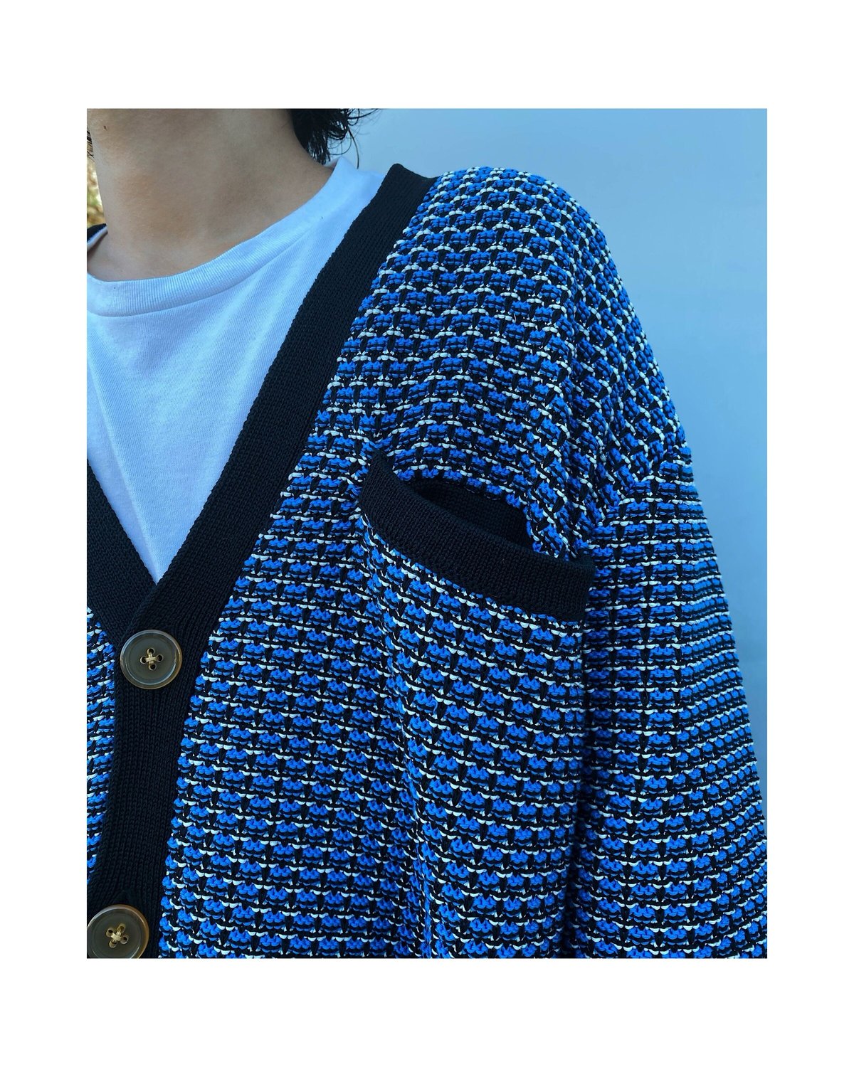 PHINGERIN「VZORY CARDIGAN HONEYCOMB」