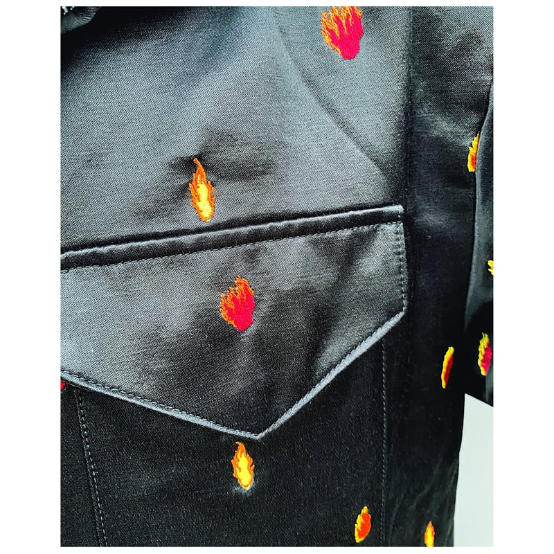 SON OF THE CHEESE「FIRE SATIN JACKET」 | gouter l