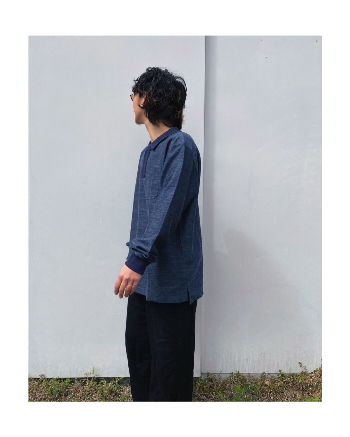 トップス SON OF THE CHEESE Linen Polo Black L 楽天市場】SON OF THE CHEESE サノバチーズ ポロシャツ サイズ:L 22SS