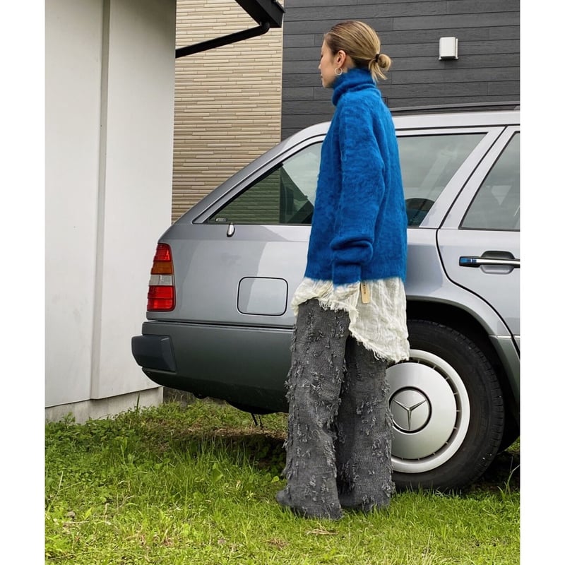 ERiKOKATORi「kid mohair turtle neck knit」 | gout