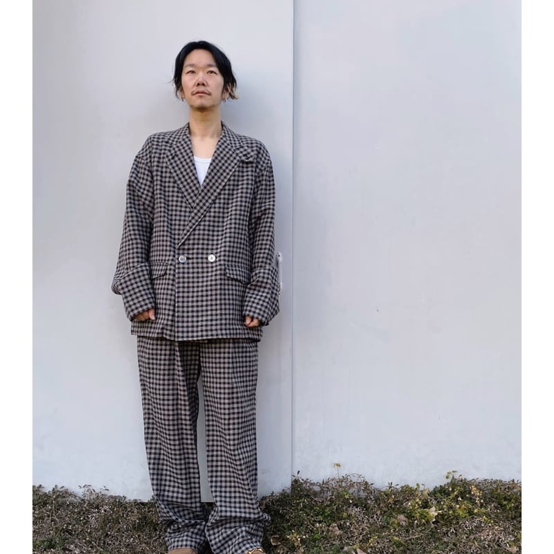 ERiKOKATORi エリコカトリ check cotton jacket ERiKOKATORi「check cotton jacket」black. | gouter