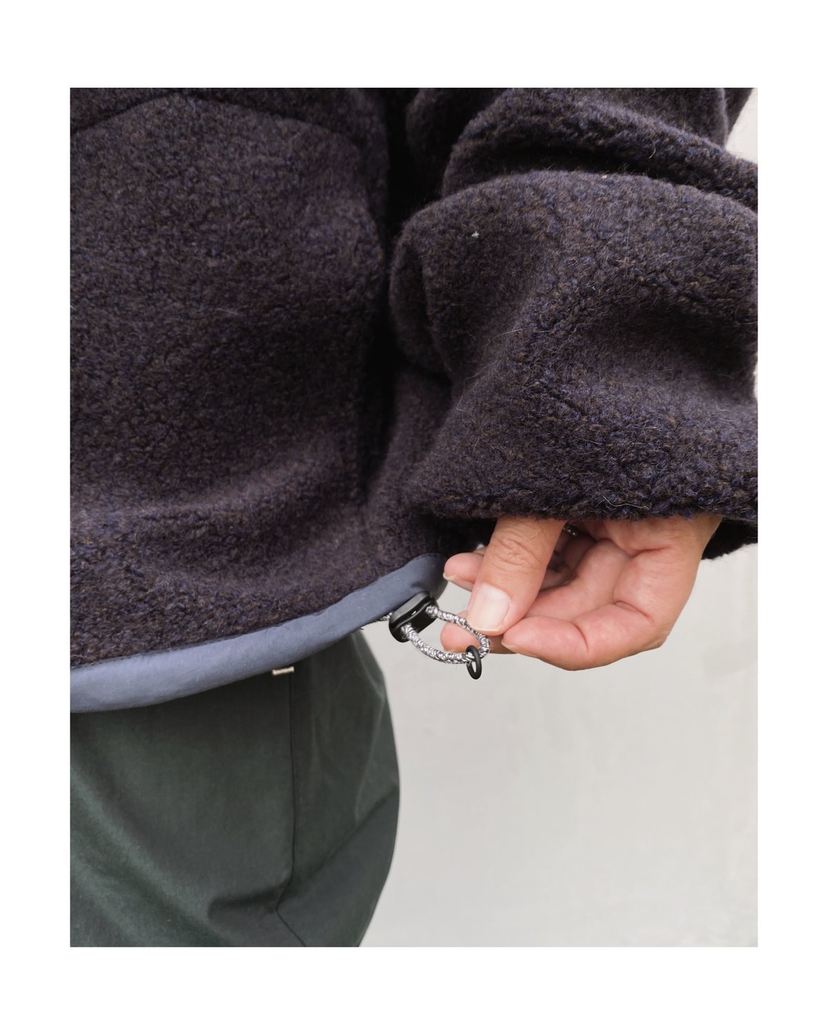 ETHOS「WADING KNIT」navy. | gouter le cabinet