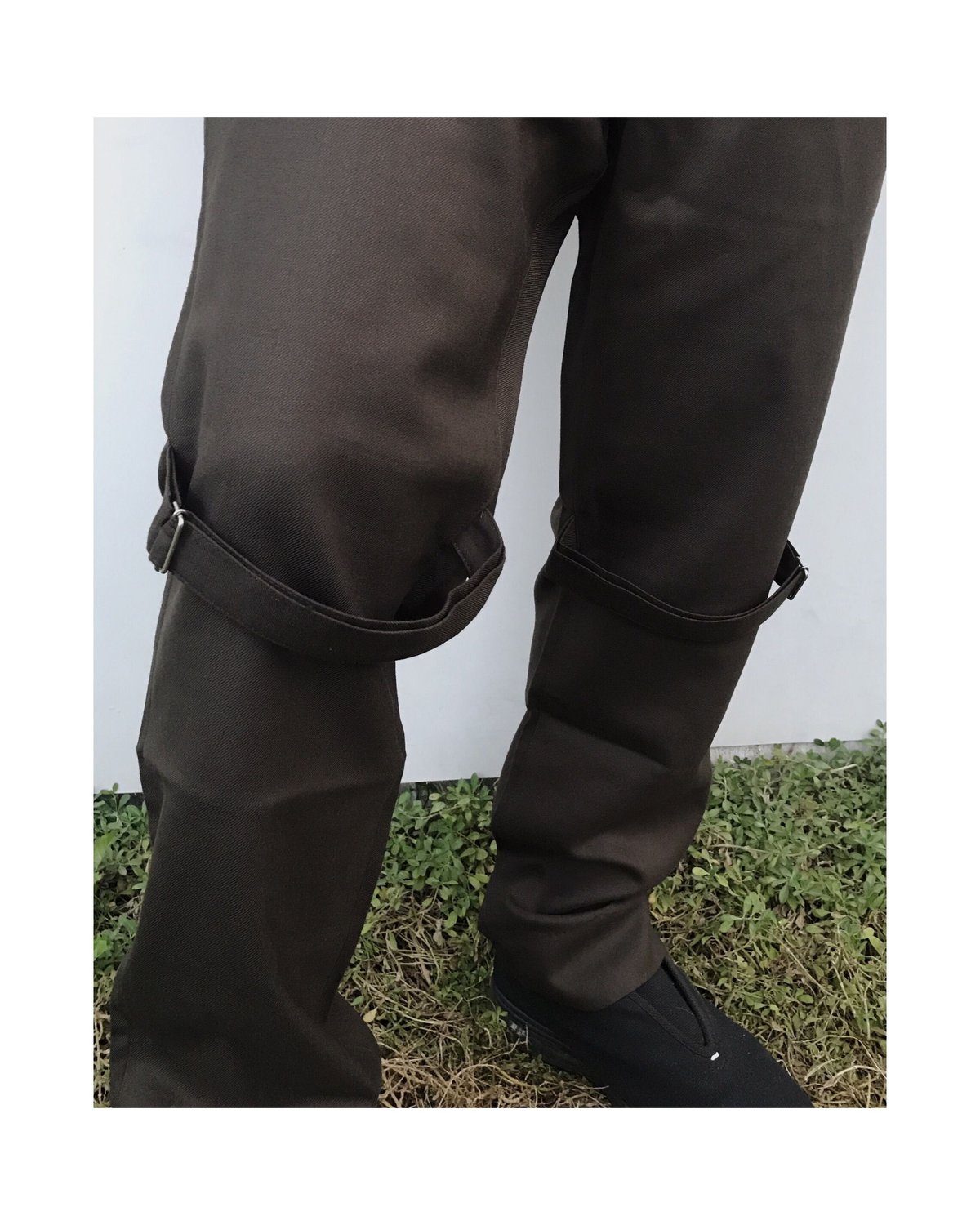 パンツ BLACK WEIRDOS Paisley Bondage Pants DENIM BONDAGE