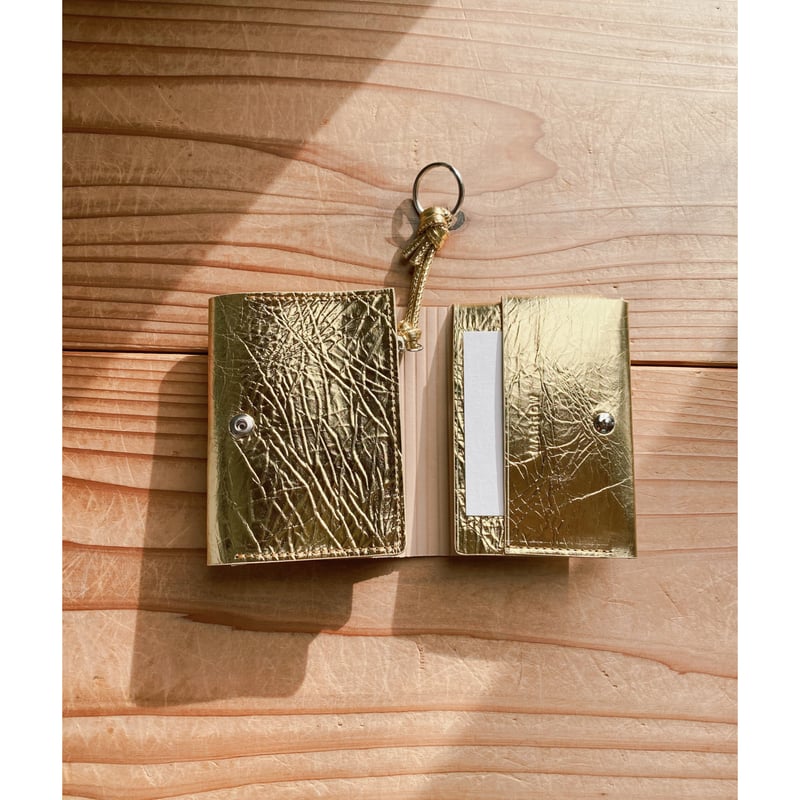 MARROW「COMPACT WALLET」gold. | gouter le cabinet