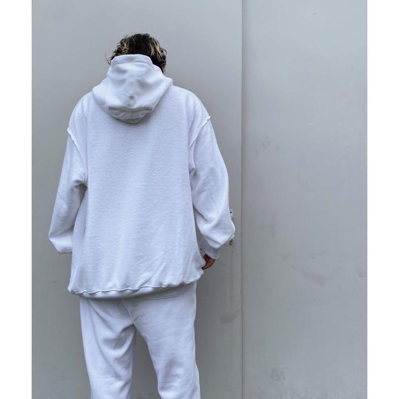 BLACK WEIRDOS「Reversible Sweat Hoodie 」white. |