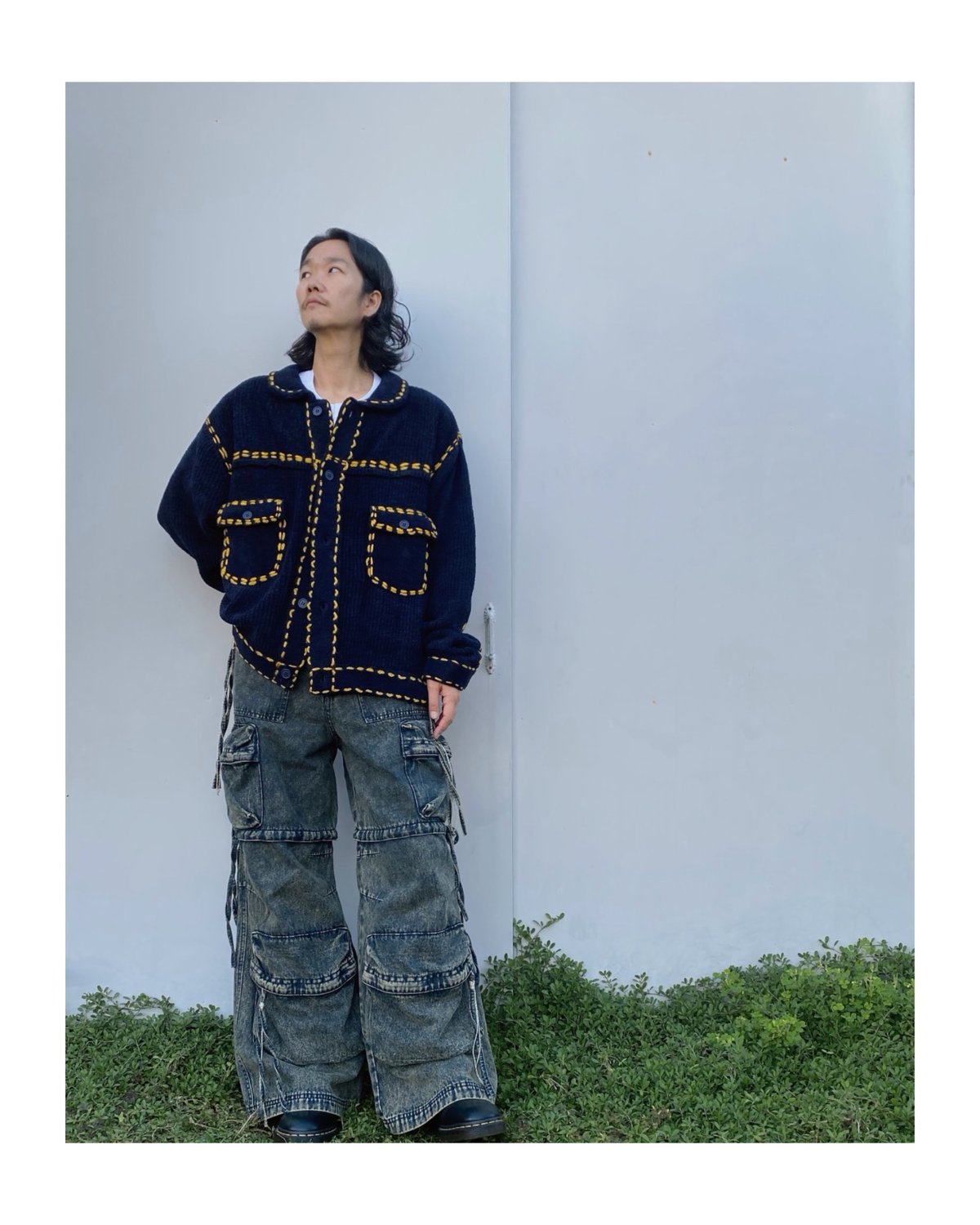 PHINGERIN「PG1 KNIT」navy. | gouter le cabinet