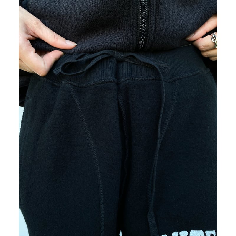 BLACK WEIRDOS「Reversible Sweat pants」black. | g