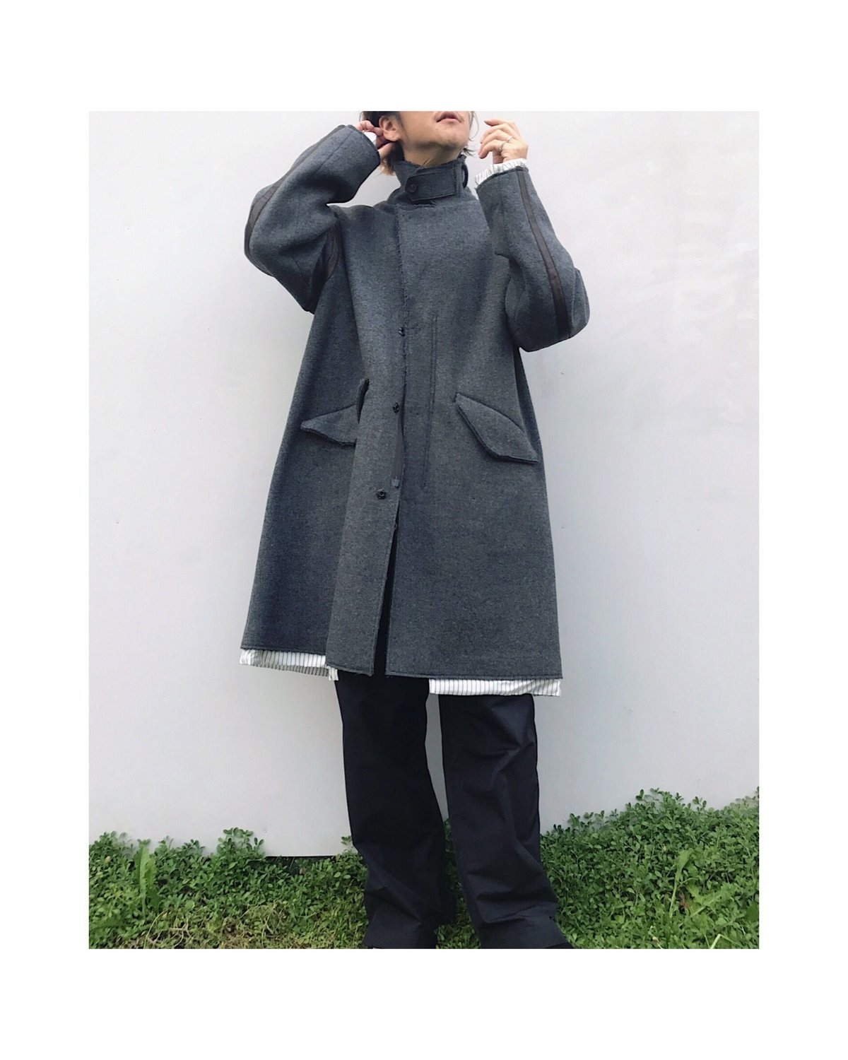 BLACK WEIRDOS「Tapin Layered Coat」 | gouter le c