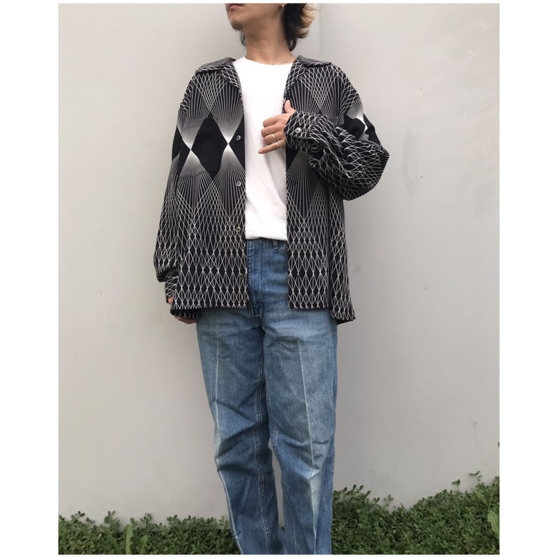 トップス BLACK WEIRDOS Crazy Pattern ShirtXL BLACK WEIRDOS Crazy Pattern ShirtXL