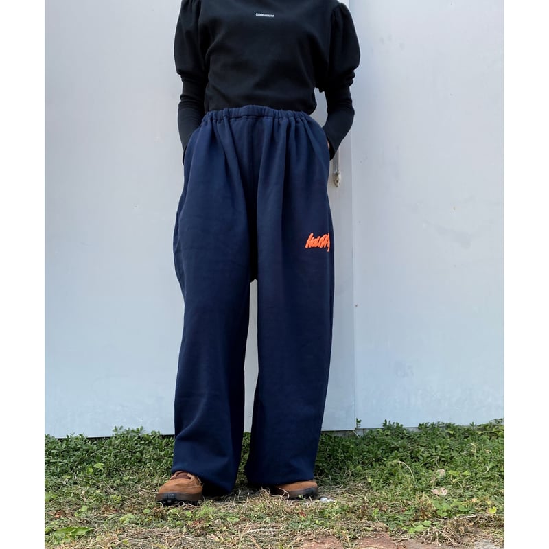 HOLIDAY「MINI SWEAT BAGGY PANTS」navy. | gouter l